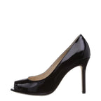 Women's HÖGL 1-10 9804 Open-Toe Pump Court Shoes HO 63 - Black 0100