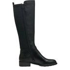 Women's Tamaris 1-25511-41 Leather Knee High Boots - Black