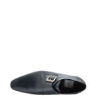 Men's VITELO Classic Monk Leather Shoes M 47 - Navy