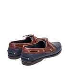 Men's John White Abinger Leather Boat Shoes - Navy