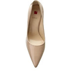 Women's HÖGL 3-189004 Boulevard 90 Closed-Toe Pump Court Shoes HO 16 - Nude 0800