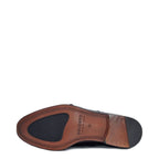 Men's Holborn Jermyn Double Monk Strap Leather Shoes - Burgundy