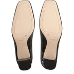 Women's HÖGL Rosette 0-175024 Patent Leather Pump Court Shoes HO 86 - Black Patent