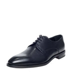 Men's John White Guelder Derby Leather Lace-Up Shoes - Black