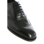 Men's Loake Buckingham Premium Brogue Leather Shoes - Black