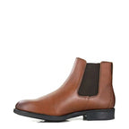 Men's Mephisto Colby Chelsea Leather Boots - Hazelnut