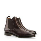 Men's Berwick 1707 Calf Leather Chelsea Boots 303-K2 M 45 - Dark Brown