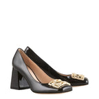 Women's HÖGL 5-107414 Madeleine Patent Leather Pump Shoes HO 87 - Black Patent