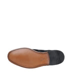 Men's Loake 202B Full Brogue Polished Leather Shoes - Black