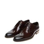 Men's John White Romsey Leather Derby Shoes - Brown