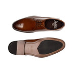 Men's John White Romsey Leather Derby Shoes - Tan