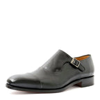 Men's EYE Classic Monk Leather Shoes M 52 - Black