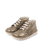Girl's Kickers Kick Hi Classic Infant Bronze Boots