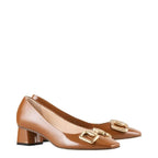 Women's HÖGL 4-104034 Posh Patent Leather Pump Court Shoes HO 84 - Nut