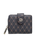 Women's Bessie Small Logo Print Wallets BP1358 - Black