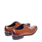 Men's John White Guildhall Capped Oxford Leather Shoes - Tan