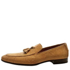 Men's Eye Smart Tassel Leather Loafers PC 14 - Tan