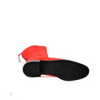 Women's EYE Knee High Leather Riding Boots J 16 - Red Suede
