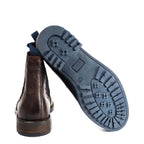 Men's Catesby CX26 Brogue Leather Chelsea Boots - Dark Brown