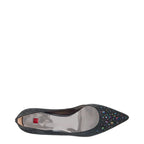 Women's HÖGL 4-116720-0199 Pump Court Shoes with Crystal Elements HO 12 - Black Multi 0199