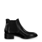 Women's Tamaris 1-25346-21 Stud Chelsea Leather Ankle Boots K 6 - Black