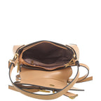 Women's Bessie Vintage Buckle Shoulder & Cross Body Bags BB7310 - Taupe