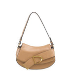 Women's Bessie Vintage Buckle Shoulder & Cross Body Bags BB7310 - Taupe