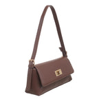 Women's Bessie London Flap Over Shoulder & Cross Body Bag BD6784 - Coffee