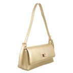 Women's Bessie London Flap Over Shoulder & Cross Body Bag BD6784 - Gold