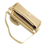 Women's Bessie London Flap Over Shoulder & Cross Body Bag BD6784 - Gold