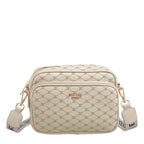 Women's Bessie BH7377 Monogram Messenger Cross Body Bags - Khaki