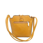 Women's Bessie London Small Button Cross Body Bag BW3630 - Yellow
