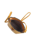 Women's Bessie London Small Button Cross Body Bag BW3630 - Yellow