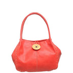 Women's Bessie London Button Shoulder Bag BW446 - Orange