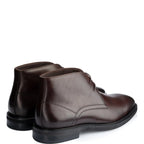 Men's John White Castle Calf Leather Chukka Lace-Up Boots - Brown