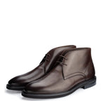 Men's John White Castle Calf Leather Chukka Lace-Up Boots - Brown