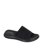 Women's Cipriata Eliana L824 Diamante Lightweight Mule Sandal - Black