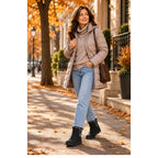 Women's Shoe Tree COMFORT Hawthorn Quilted Thermal Lined Ankle Boots - Black