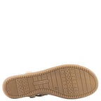 Women's Dr Keller Jan Wide Fitting Metallic Flat Sandals B3548 - Gold