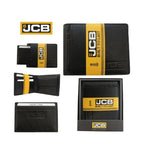 Men's JCB Black Leather Removable Sleeve RFID Safe Credit Card Blocking Wallet JCBNC52 - Black