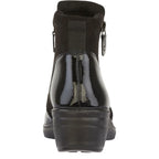 Women's Jo & Joe Jemima Twin Zip Wedge Heel Ankle Boots - Black