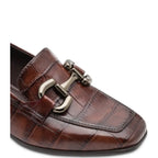 Women's Tamaris 1-24316-43 Trotteur Loafer Shoes K 15 - Muscat Croco