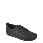 Women's Mod Comfys L988 Jazz Leather 5-Eye Flexi Lace Up Shoes - Black