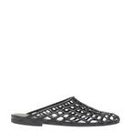 Women's TRUFFLE Collection Closed Mule Jelly Sandals MP1 - Black