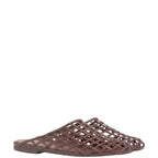 Women's TRUFFLE Collection Closed Mule Jelly Sandals MP1 - Brown