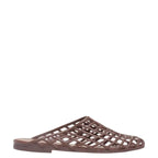 Women's TRUFFLE Collection Closed Mule Jelly Sandals MP1 - Brown