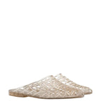 Women's TRUFFLE Collection Closed Mule Jelly Sandals MP1 - Gold