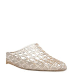 Women's TRUFFLE Collection Closed Mule Jelly Sandals MP1 - Gold