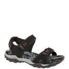 Women's PDQ L498 Touch Fastening Halter Back Sports Sandals - Black