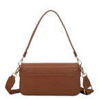 Women's Long & Son Shoulder & Cross Body Bag XC3318 - Brown/Beige